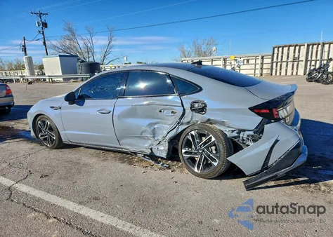2025 Hyundai Sonata N Line z USA, uszkodzony, nr VIN KMHL54JC5SA507077